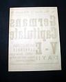 Small, broadside edition on the surrender of Germany... - Image 3