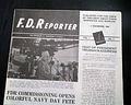 First issue of the shipboard newspaper of the new U.S.S. Franklin D. Roosevelt... - Image 1