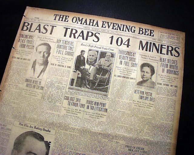 Benwood, West Virginia Coal Mine disaster...