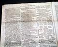 An 1831 newspaper printed on cotton cloth to avoid the tax on paper... - Image 4
