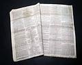 An 1831 newspaper printed on cotton cloth to avoid the tax on paper... - Image 8