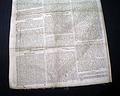 An 1831 newspaper printed on cotton cloth to avoid the tax on paper... - Image 10