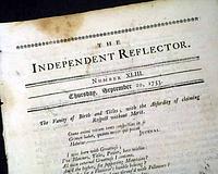 Very early, short-lived,  colonial newspaper...