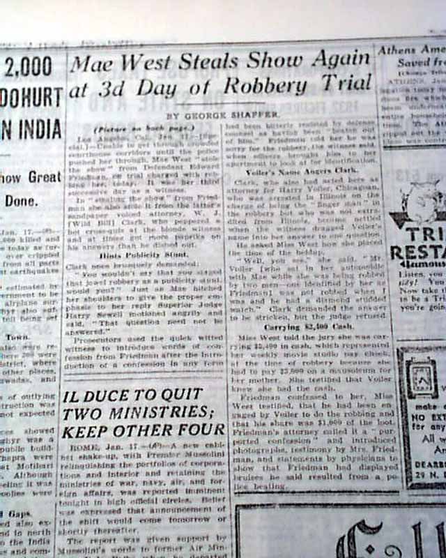 Prison escape masterminded by Clyde Barrow...