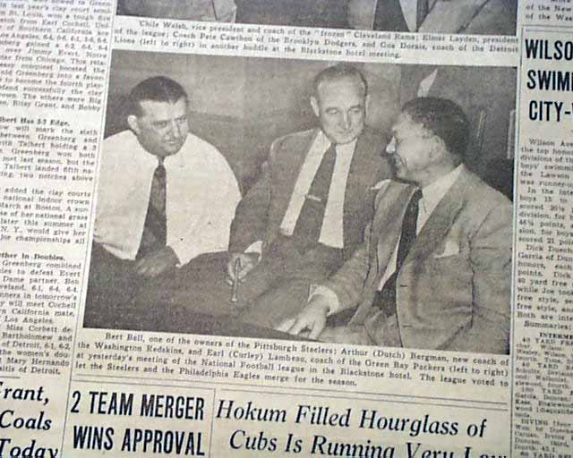 The Checkdown on X: In 1943, the Eagles and Steelers merged into one team  and finished 5-4-1. If this happened today, who could beat this squad? 🤔  @cj_wentz  / X