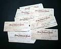 Forty-four checks on the First National Bank of Alexandria... - Image 3