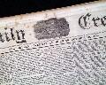 Pre-Civil War newspaper from New Orleans... - Image 1