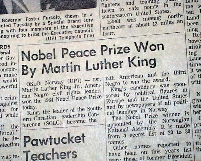 martin luther king nobel peace prize