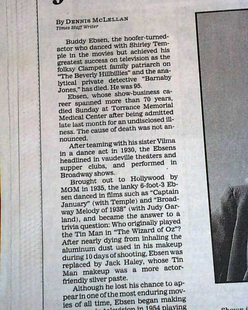 Death Of Comedian & Actor Milton Berle... - Rarenewspapers.Com