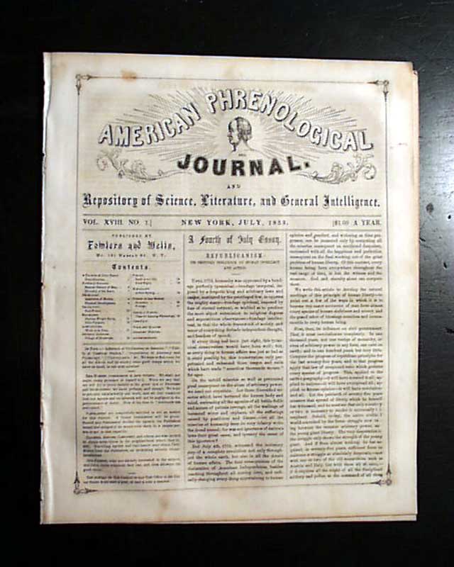 The phrenology of abolitionist Paulina Wright Davis and John Pierpont ...