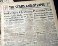 Six issues close to D-Day, in a military newspaper... - Image 4