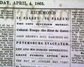 The fall of the Confederate capital... - Image 1