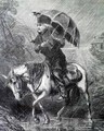 Preacher on horseback illustration... - Image 1