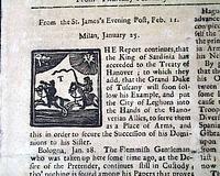 Early issue of a famous Scottish newspaper...