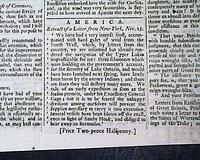 Boats in upper lakes destroyed by Indians...