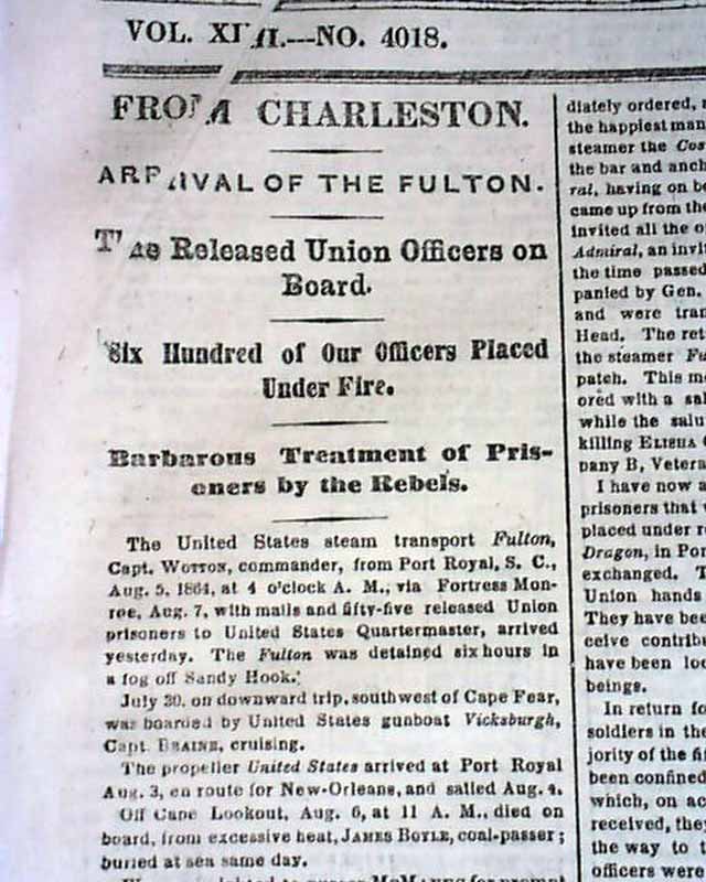 1864 Civil War Moorefield West Virginia.....