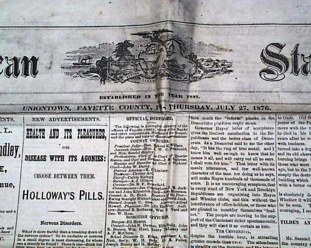The Hamburg negro riots... Death of Sitting Bull...