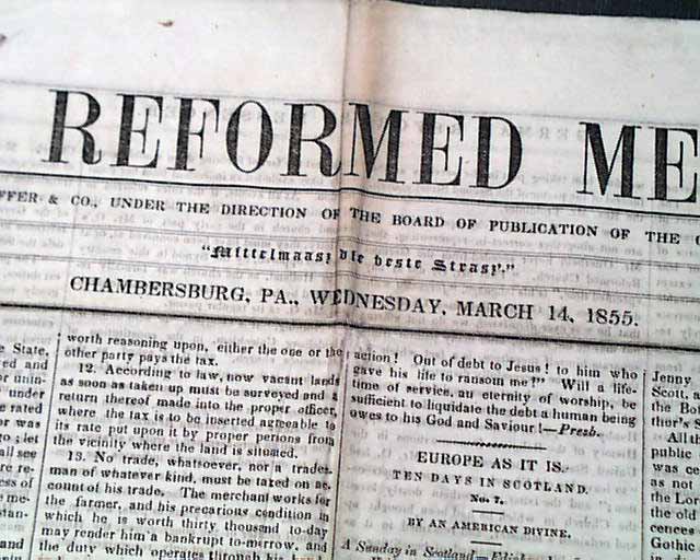 Rare title Pre-Civil War - RareNewspapers.com