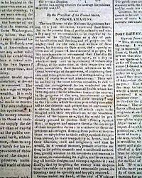 On the War of 1812...