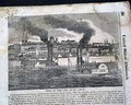 1850 almanac with view of Philadelphia & St. Louis... - Image 8
