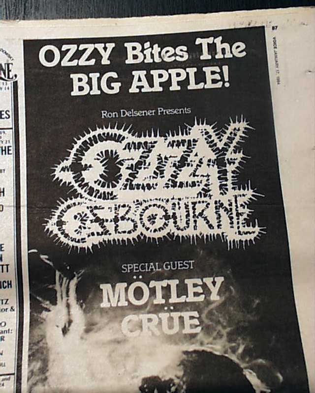 ozzy osbourne on tour with motley crue