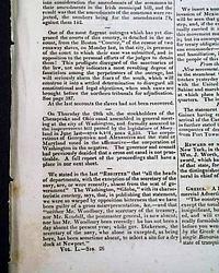 Santa Anna to be tried & shot...   More from Texas...