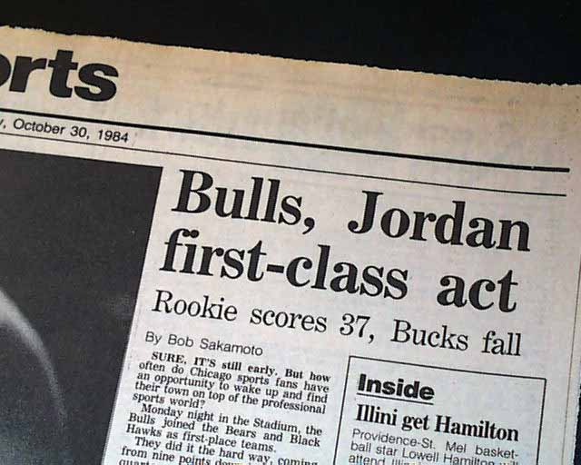 Vintage Chicago Tribune: Michael Jordan — 23 stories about No. 23