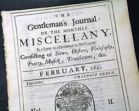 A London magazine of the 1600's we haven't offered before?