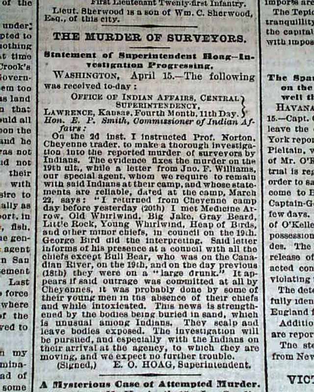 Colfax, Louisiana massacre.....