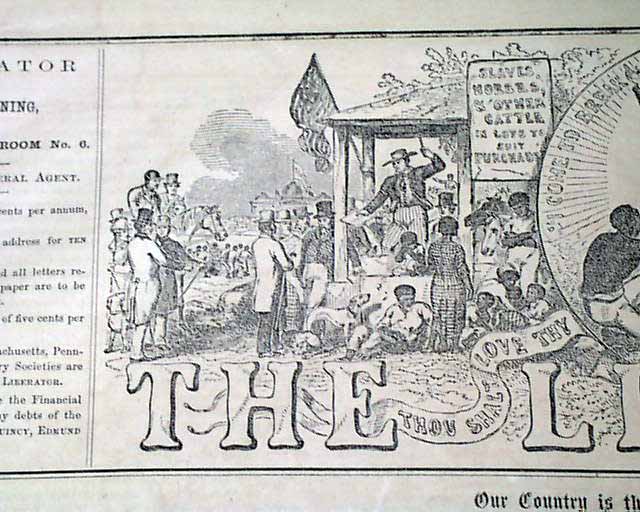 The famous anti-slavery newspaper...