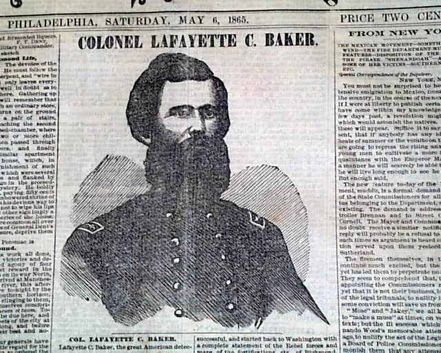 The spy who tracked down John Wilkes Booth...