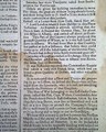 Irish newspaper from the French & Indian War... - Image 3