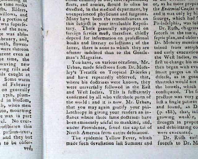 newspaper from 1793 philadelphia fever 1793 lucille cook