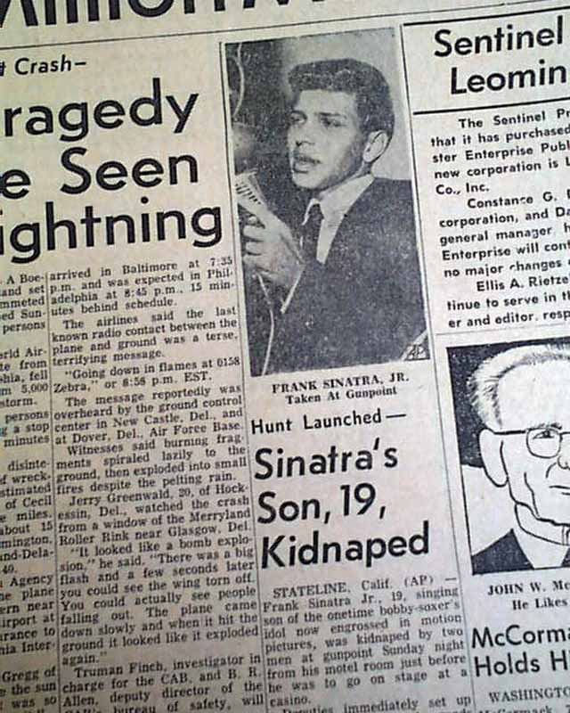 Frank Sinatra Jr Kidnapping