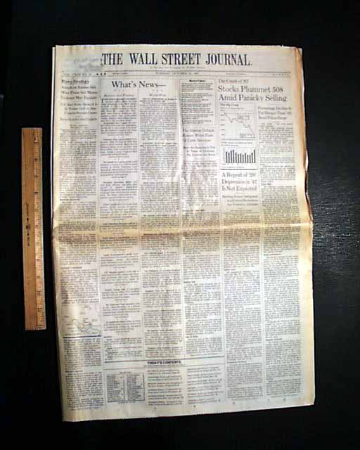 Wall Street Journal Birthday Newspaper