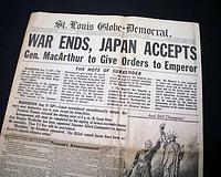 World War II ends...