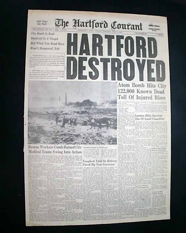 As if an atomic bomb hit Hartford...