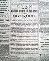 The Civil War begins in Charleston Harbor,  in a Charleston newspaper... - Image 14