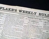 Confederate newspaper from Texas...