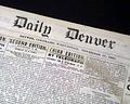 When Denver was booming but was still the Old West... - Image 1