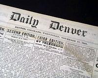 When Denver was booming but was still the Old West...