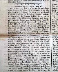 Second battle of Machias, Maine...   Other war-related reports...
