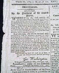 Documents by Washington and Sam Adams...