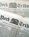 Six Civil War issues of the famous Tribune, all from 1862... - Image 8