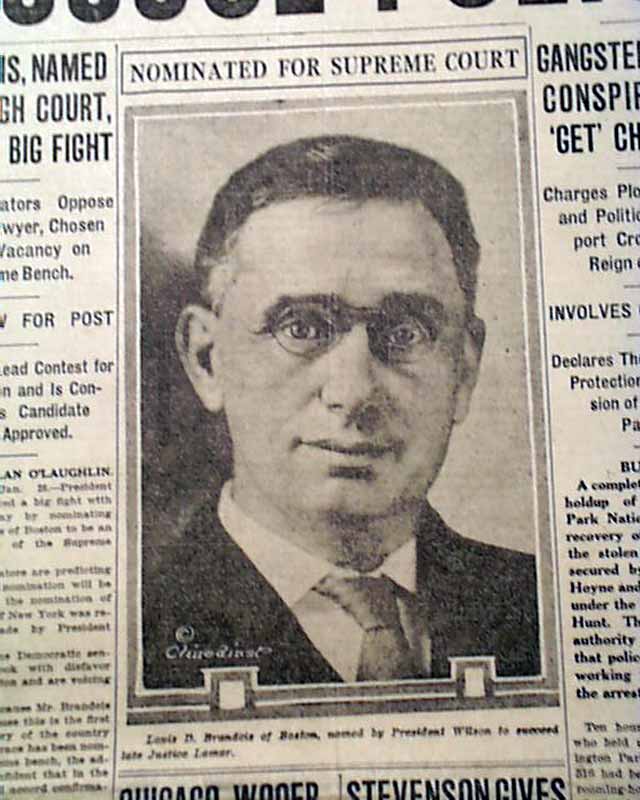 The legacy of Louis Brandeis, 100 years after his historic nomination