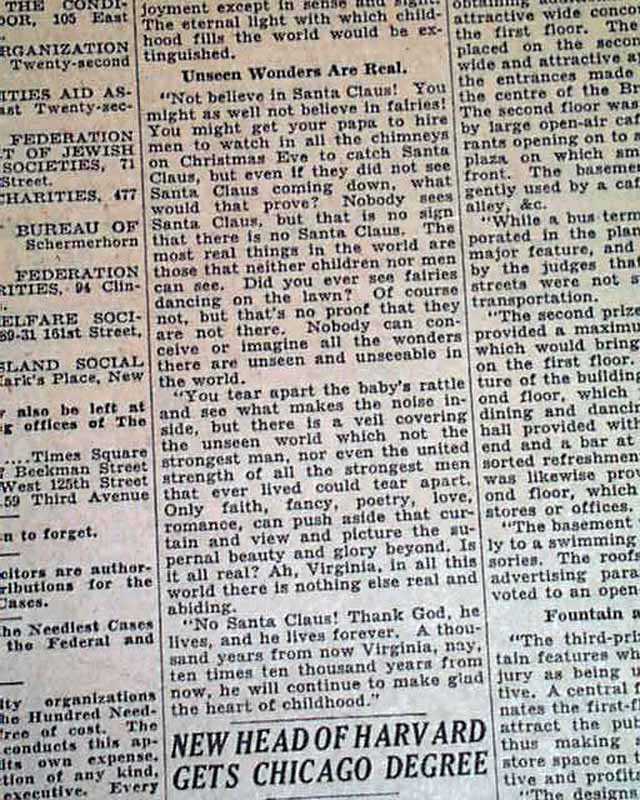 Yes, Virginia, there is a Santa Claus fame...