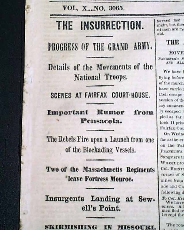Battle of Bull Run prelude, and much more...