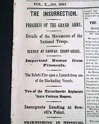 Battle of Bull Run prelude, and much more...