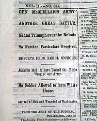 A grand triumph over the Confederates...