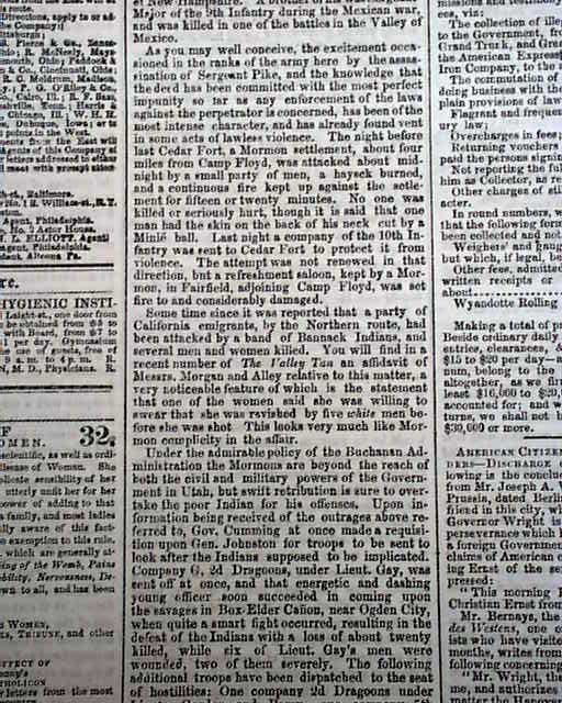 The Pike Spencer Affair in the Utah Territory: conflict between the ...